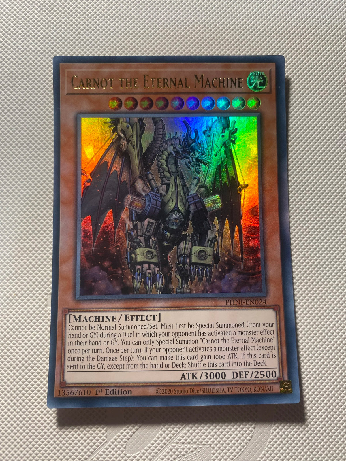 Carnot THE Eternal Machine Ultra Rare Near Mint