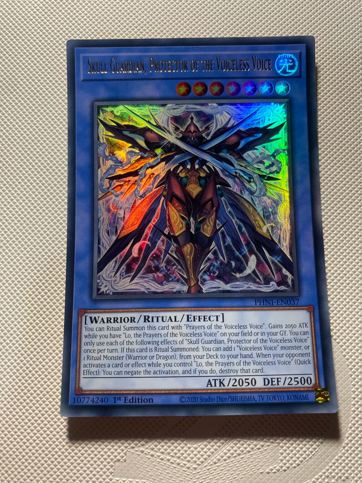 Skull Guardian, Protector OF THE Voiceless Voice Ultra Rare Near Mint