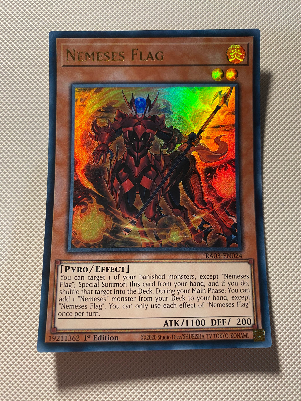Nemeses Flag Ultra Rare Near Mint