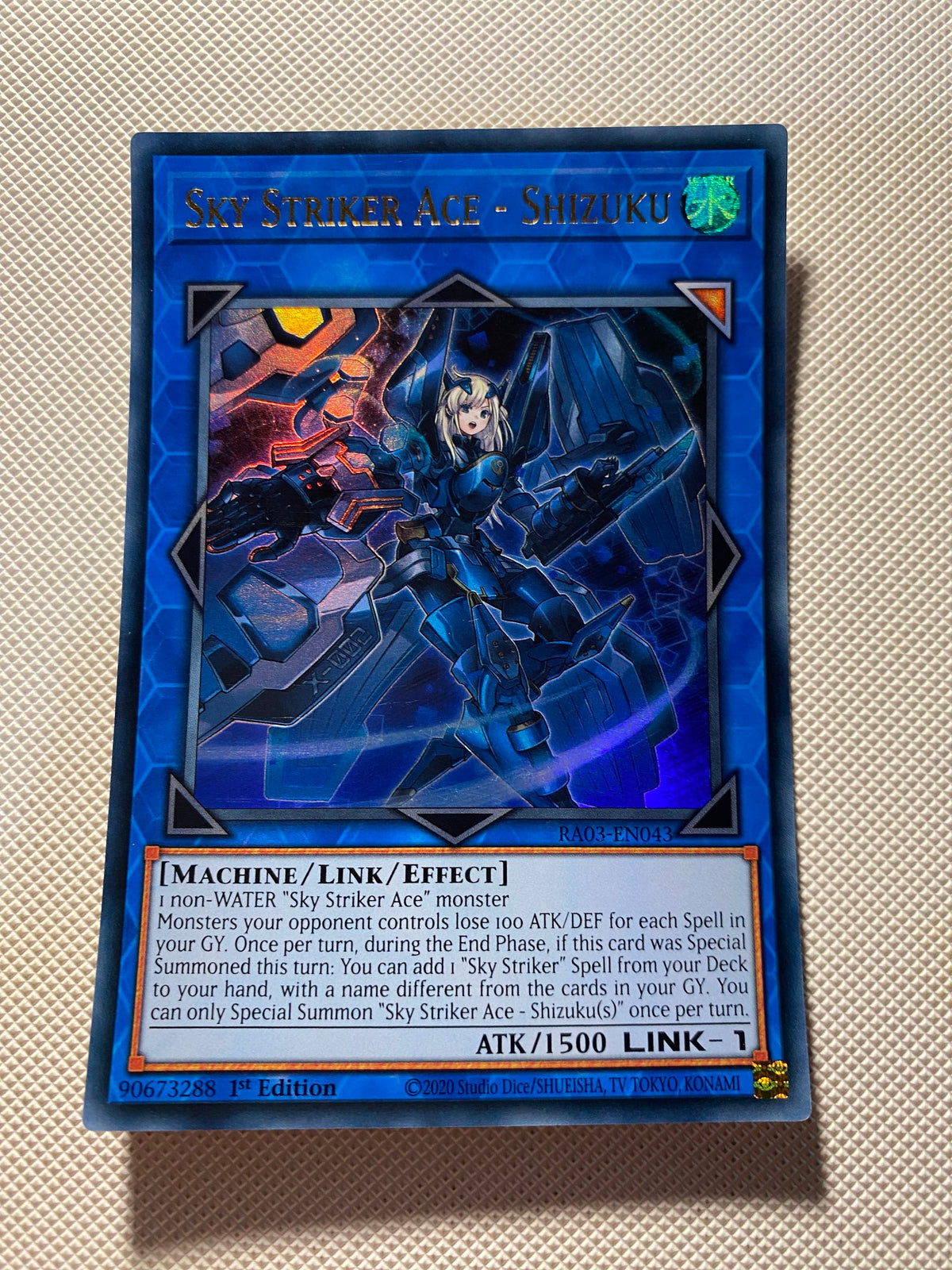 SKY Striker ACE - Shizuku Ultra Rare Near Mint