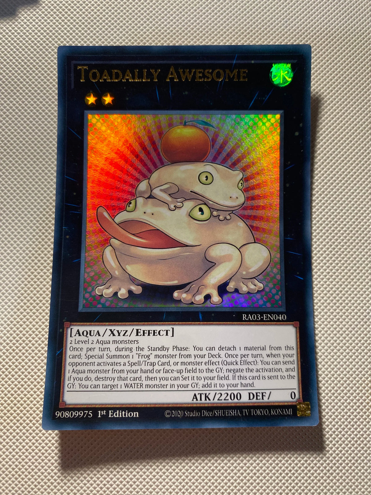 Toadally Awesome Ultra Rare Near Mint