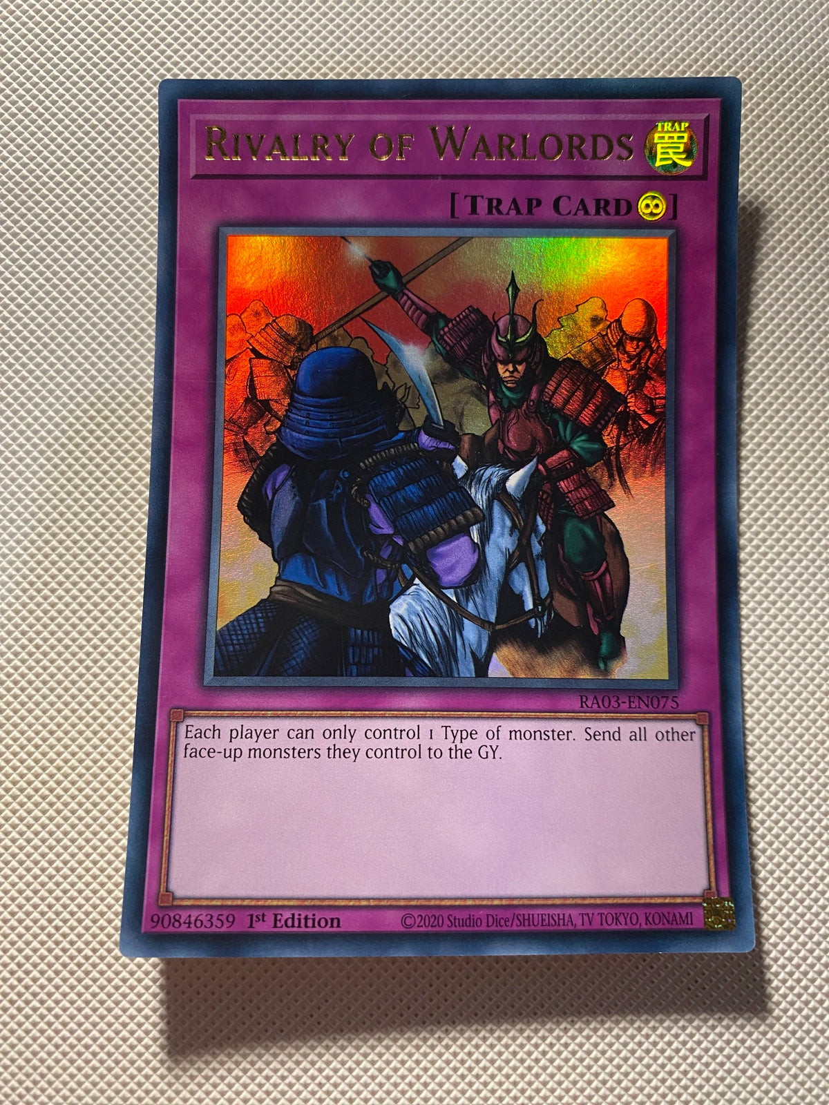 Rivalry OF Warlords Ultra Rare Near Mint