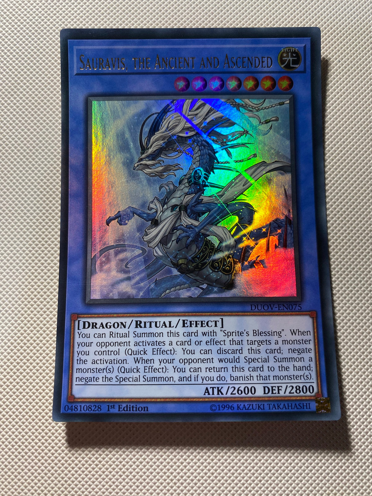 Sauravis, THE Ancient AND Ascended Ultra Rare Near Mint