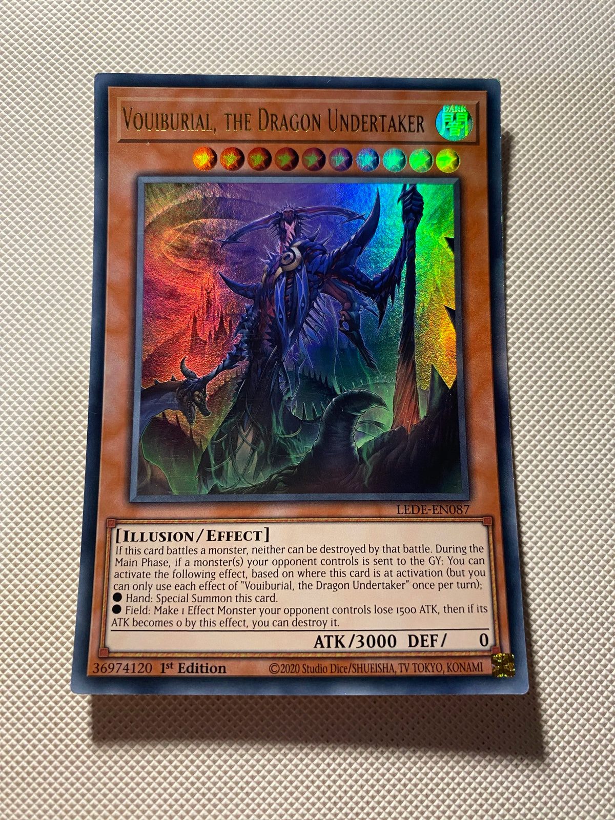 Voilburial, THE Dragon Undertaker Ultra Rare Near Mint