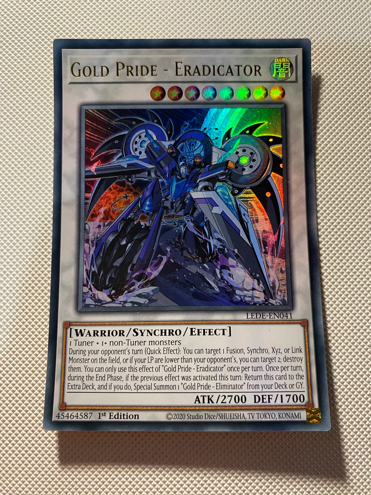 Gold Pride - Eradicator Ultra Rare Near Mint