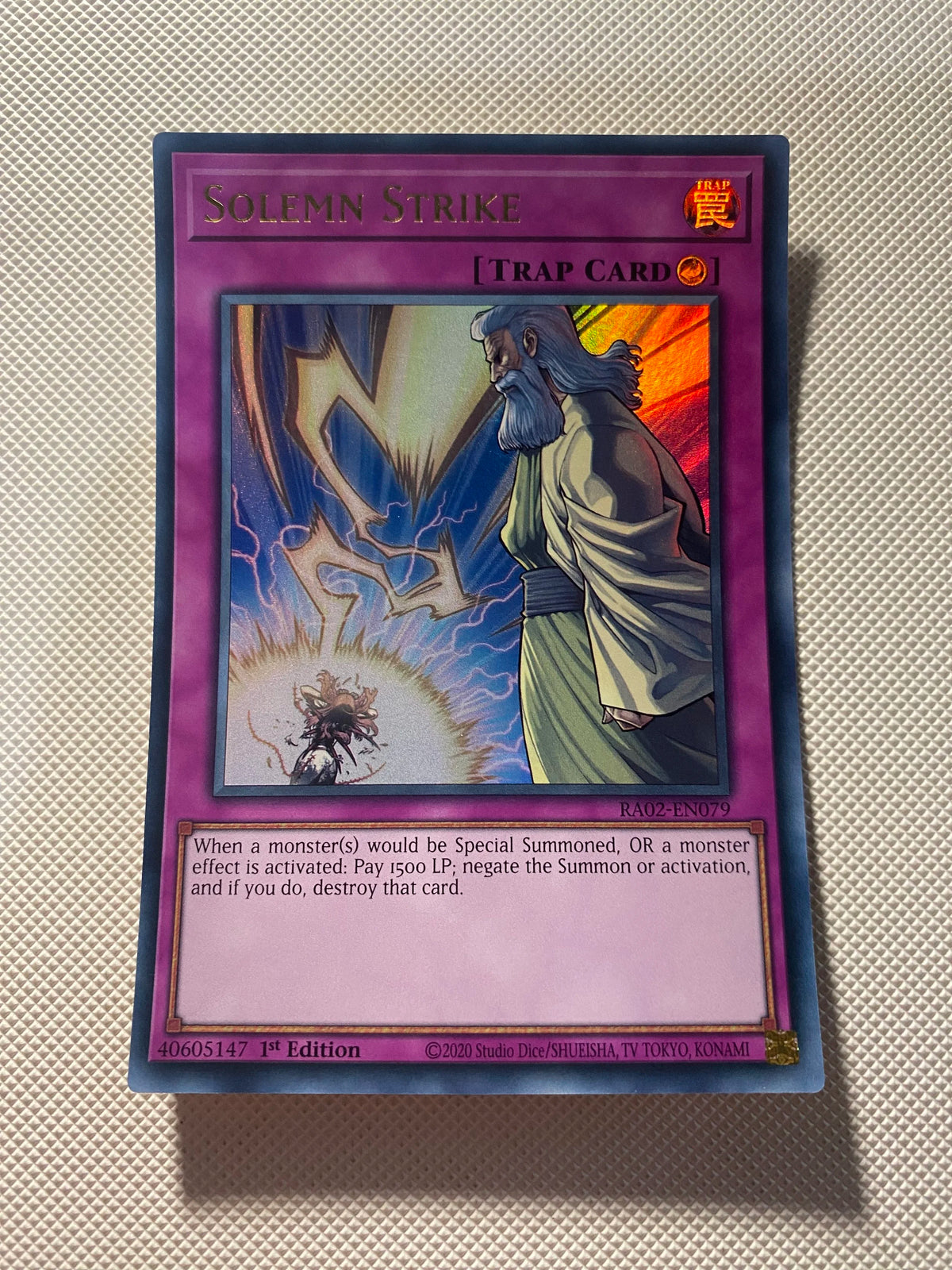 Solemn Strike Ultra Rare Near Mint