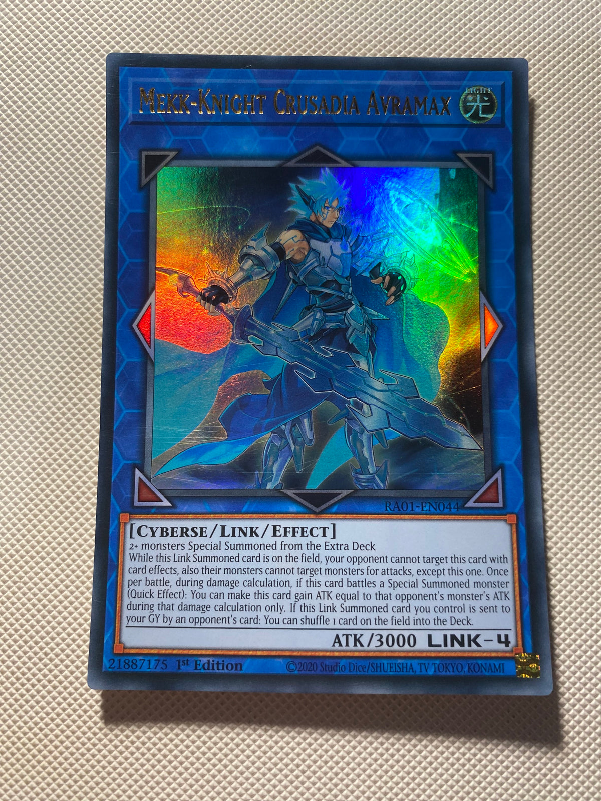 Mekk-knight Crusadia Avramax Ultra Rare Near Mint