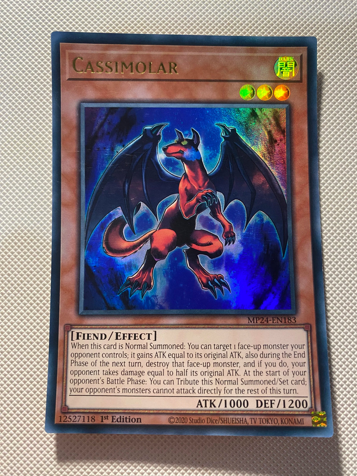 Cassimolar Ultra Rare Near Mint