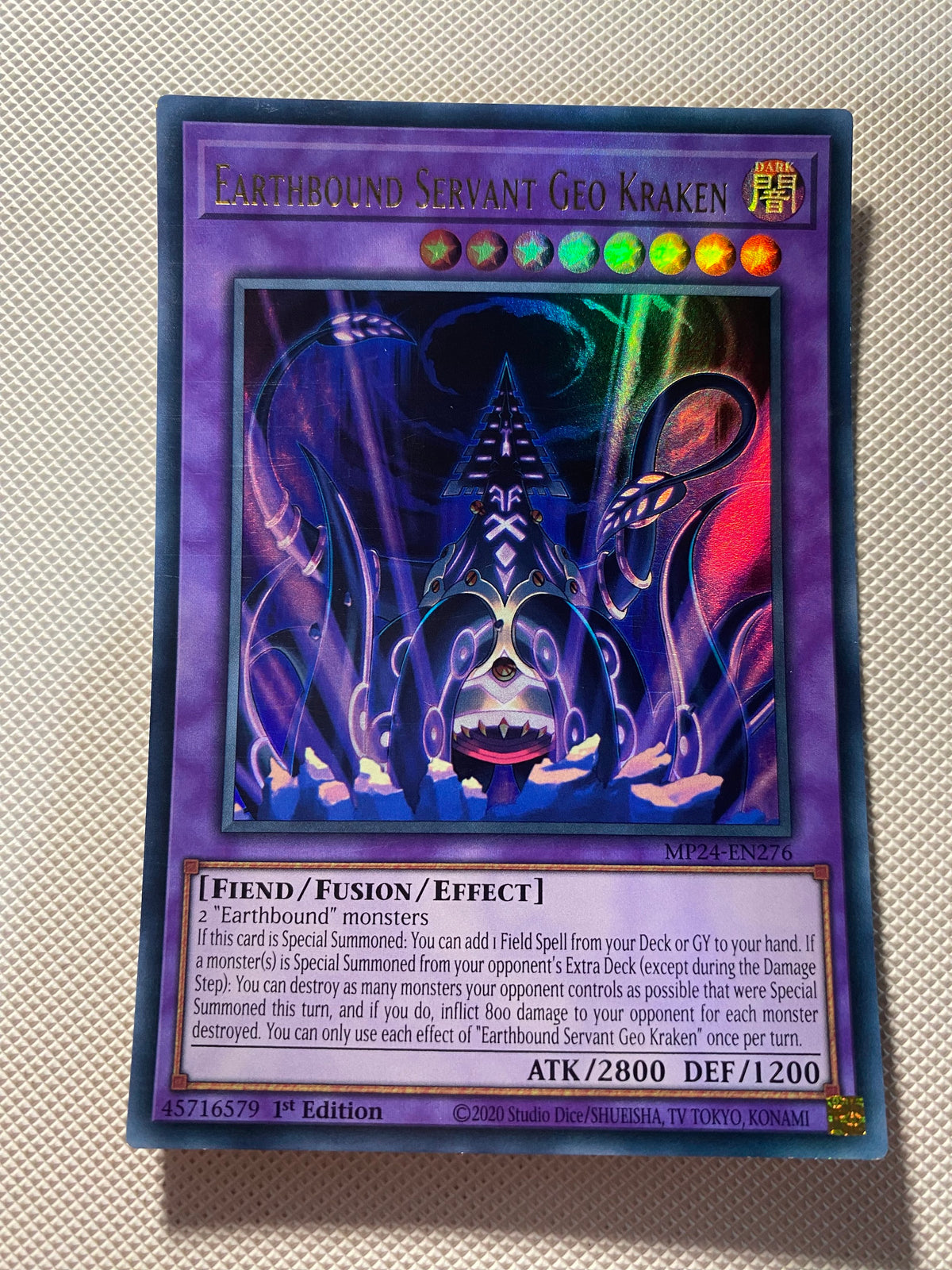 Earthbound Servant GEO Kraken Ultra Rare Near Mint