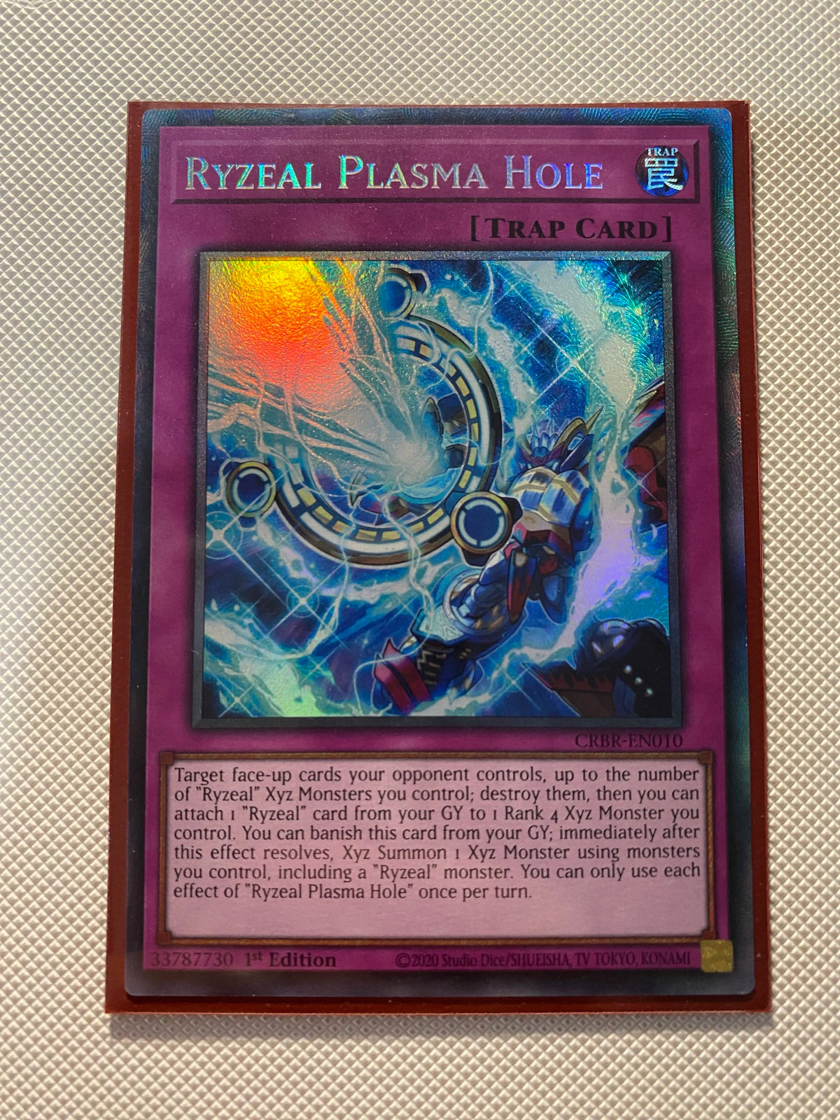 Ryzeal Plasma Hole Collectors Rare Near Mint