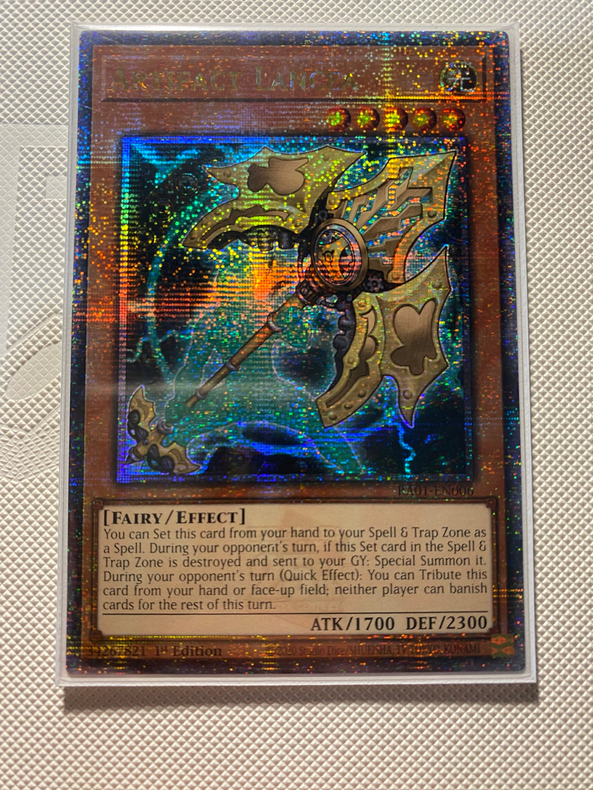 Artifact Lancea (american Print) Quarter Century Secret Rare Near Mint