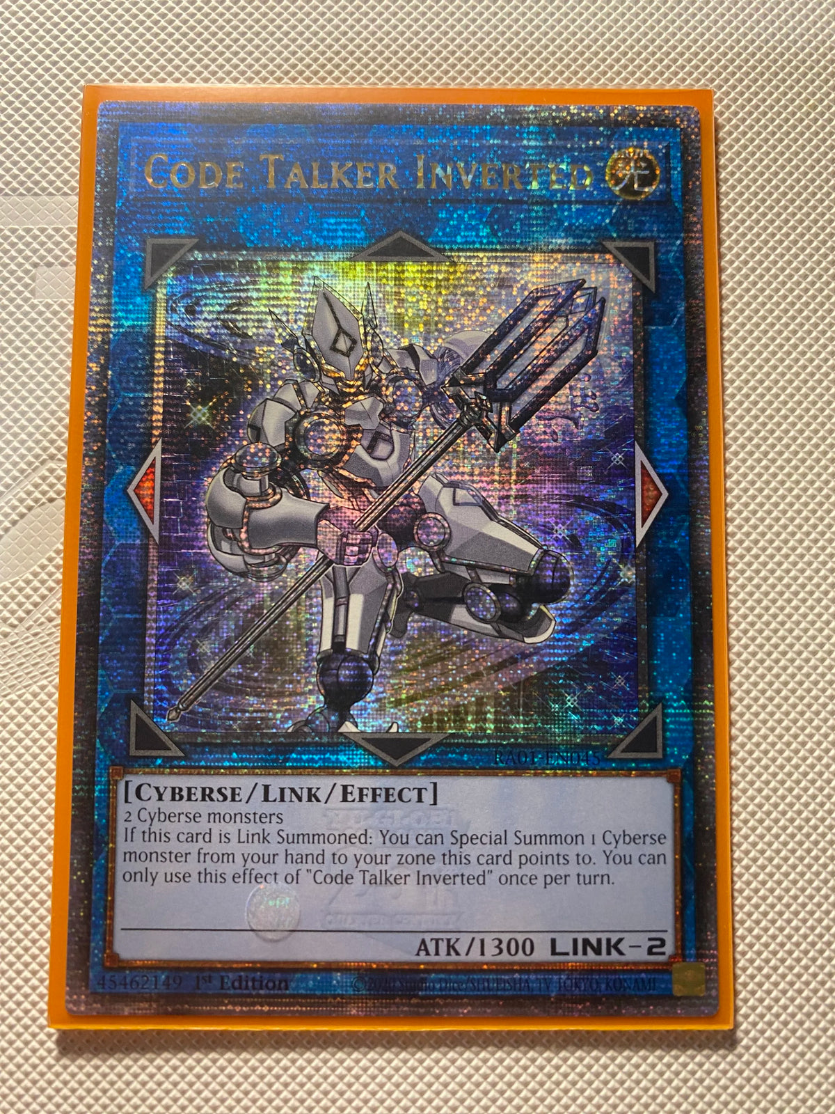 Code Talker Inverted (american Print) Quarter Century Secret Rare Near Mint