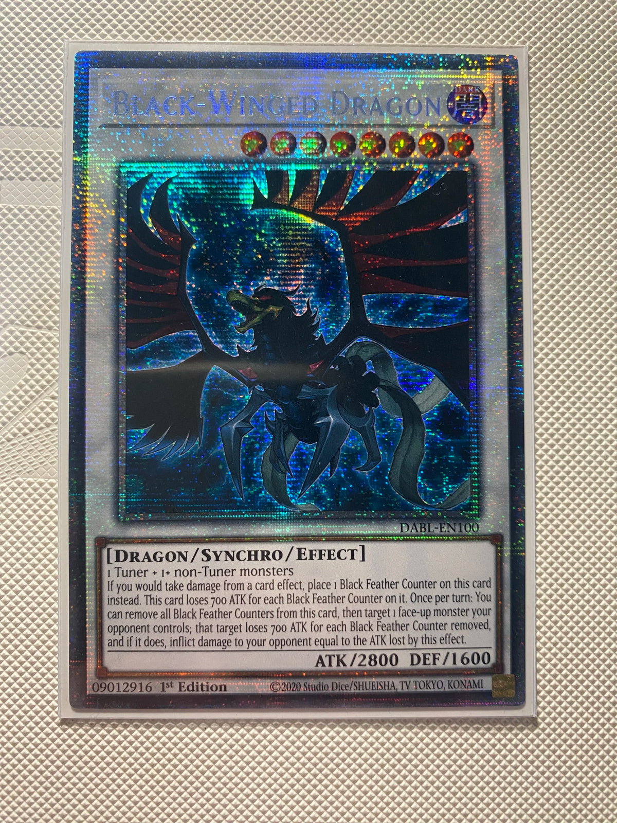 Black-winged Dragon Near Mint Starlight Rare
