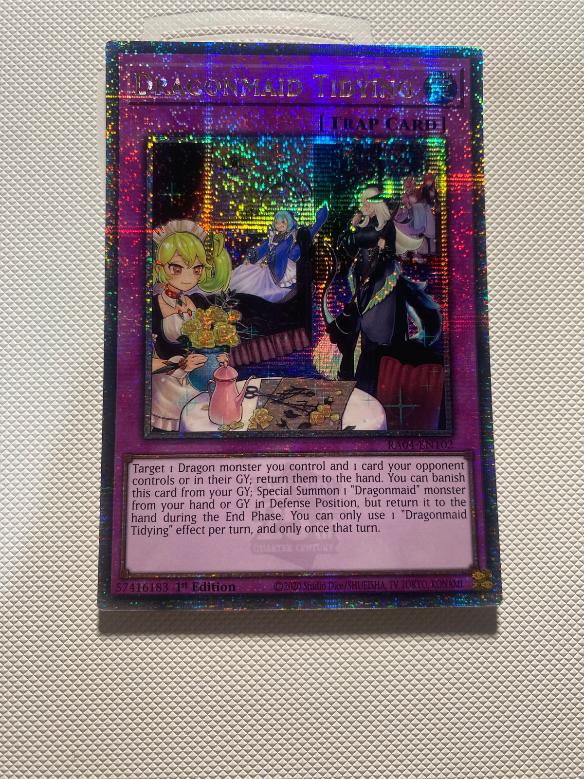 Dragonmaid Tidying Quarter Century Secret Rare Near Mint
