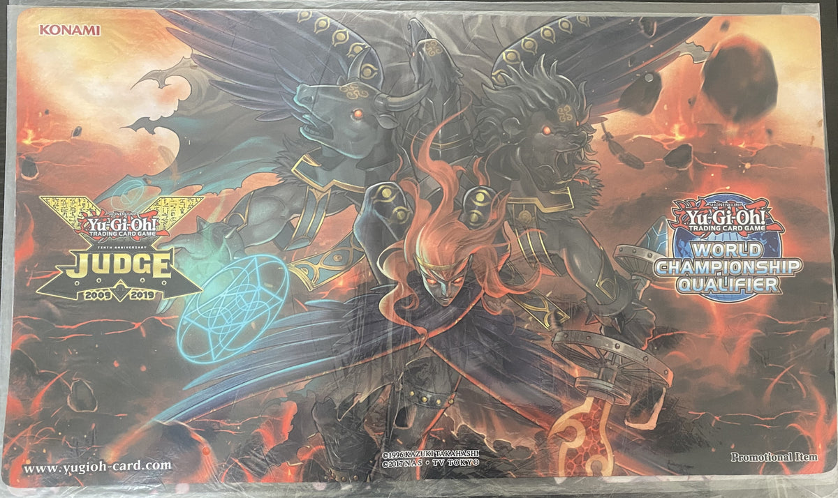 Yu-Gi-Oh! WCQ 2019 "Cherubini, Ebon Angel of the Burning Abyss" Judge Playmat (Sealed)
