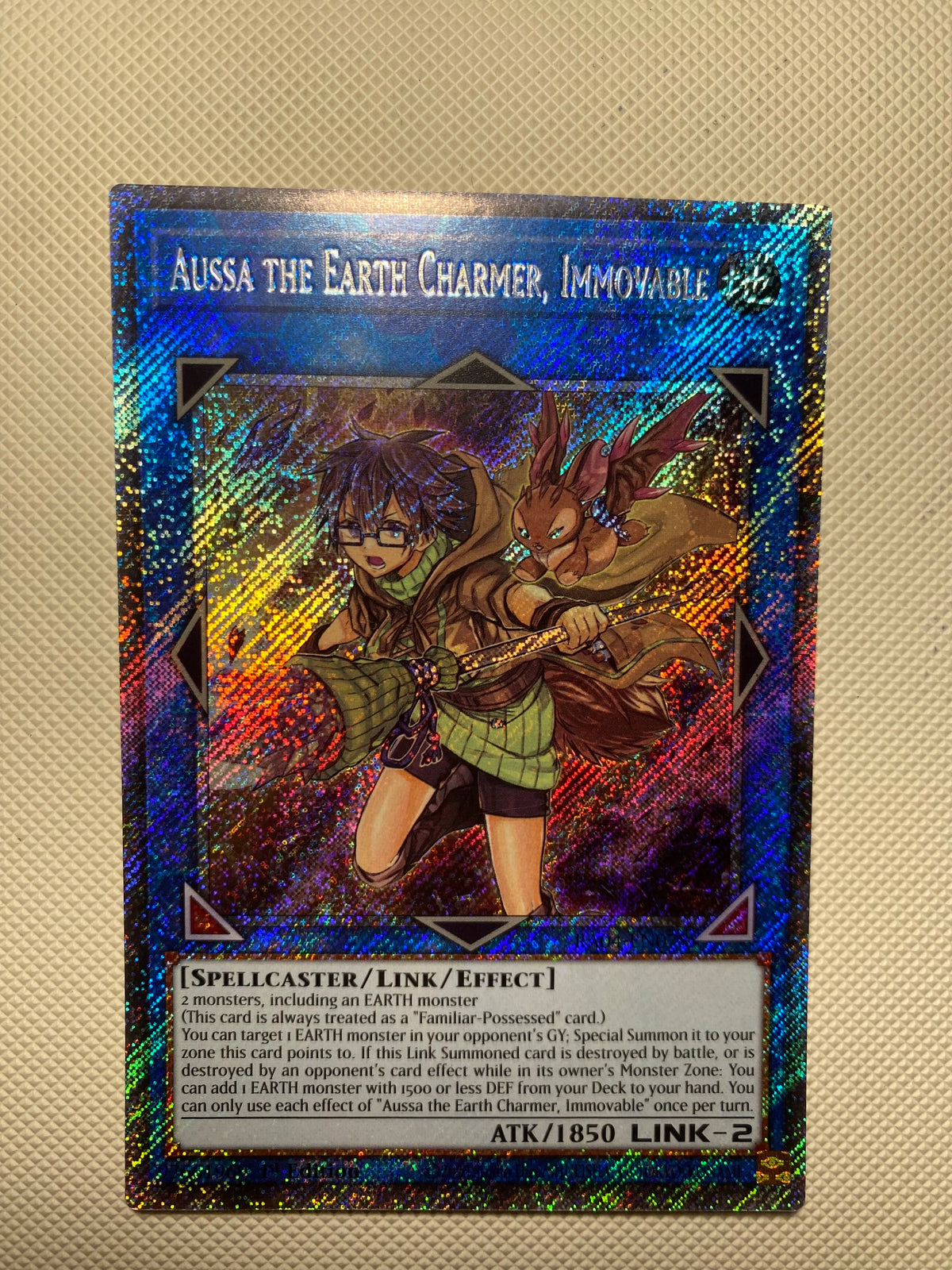 Aussa The Earth Charmer, Immovable Platinum Secret Rare