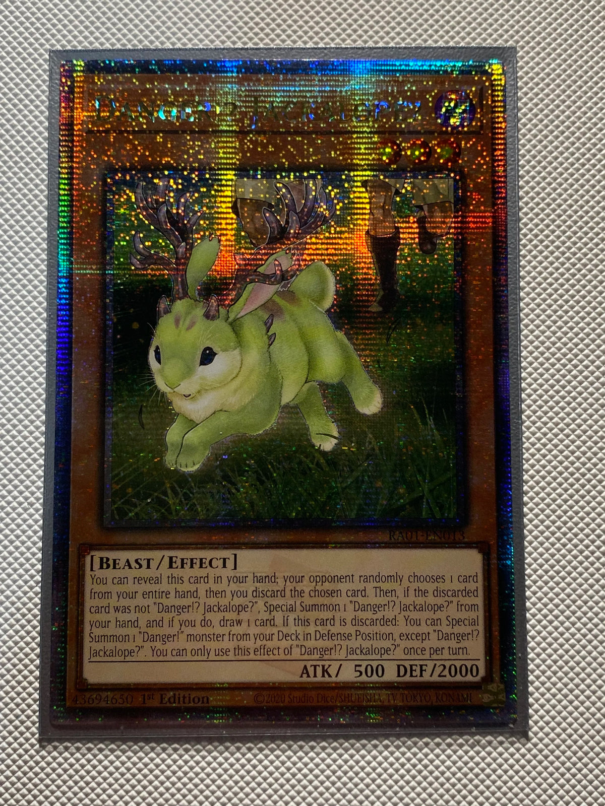 Danger!? Jackalope? (American Print) Quarter Century Secret Rare