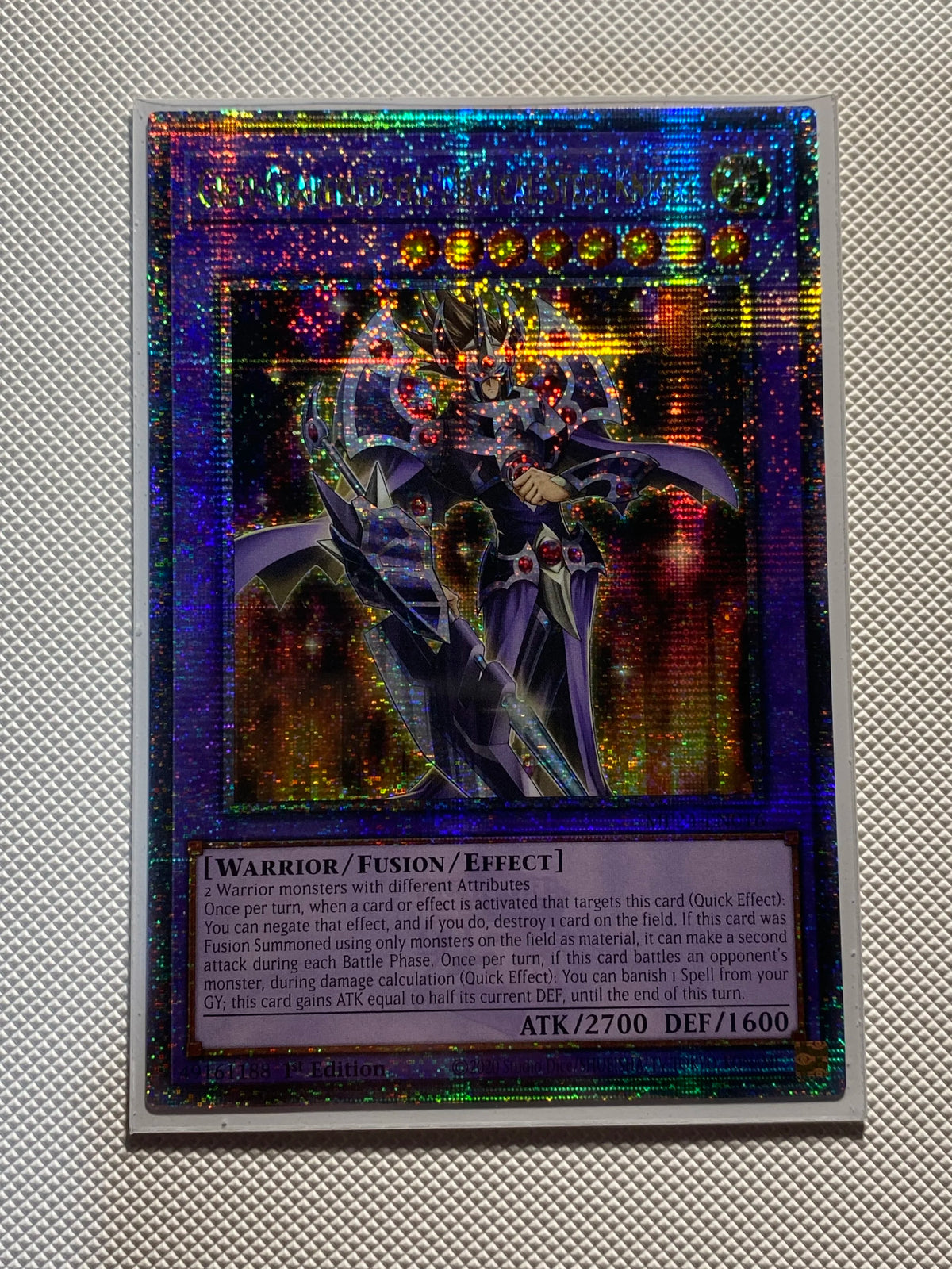 Gilti-Gearfried The Magical Steel Knight (American Print) Quarter Century Secret Rare