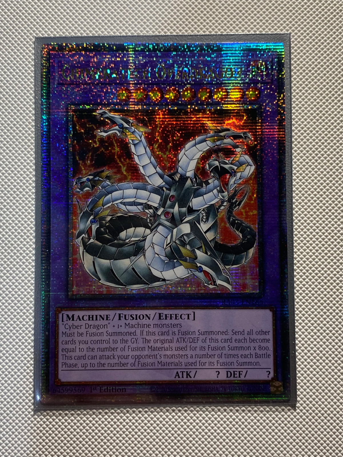 Chimeratech Overdragon (American Print) Quarter Century Secret Rare