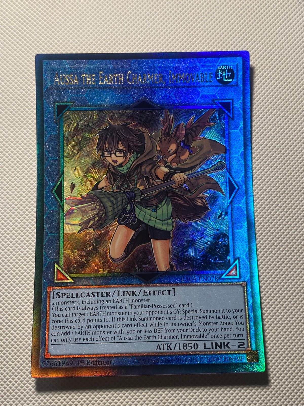 Aussa The Earth Charmer, Immovable Prismatic Ultimate Rare