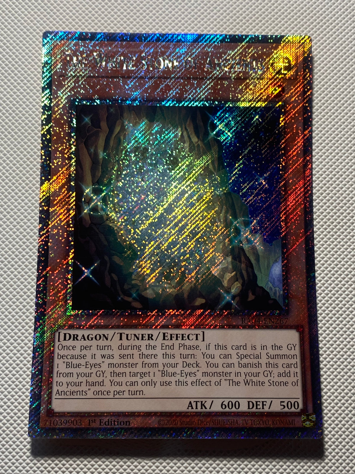 The White Stone Of Ancients Platinum Secret Rare