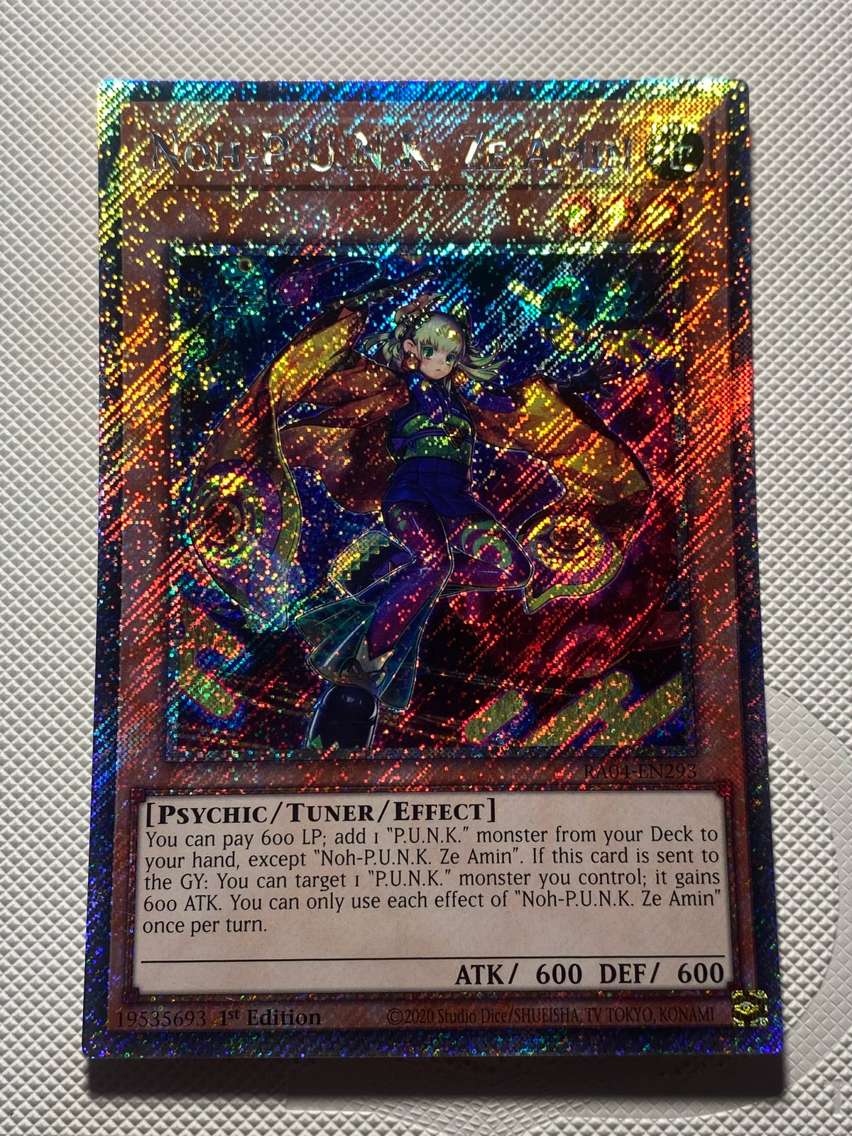 NOA-P.U.N.K. ZE AMIN Platinum Secret Rare