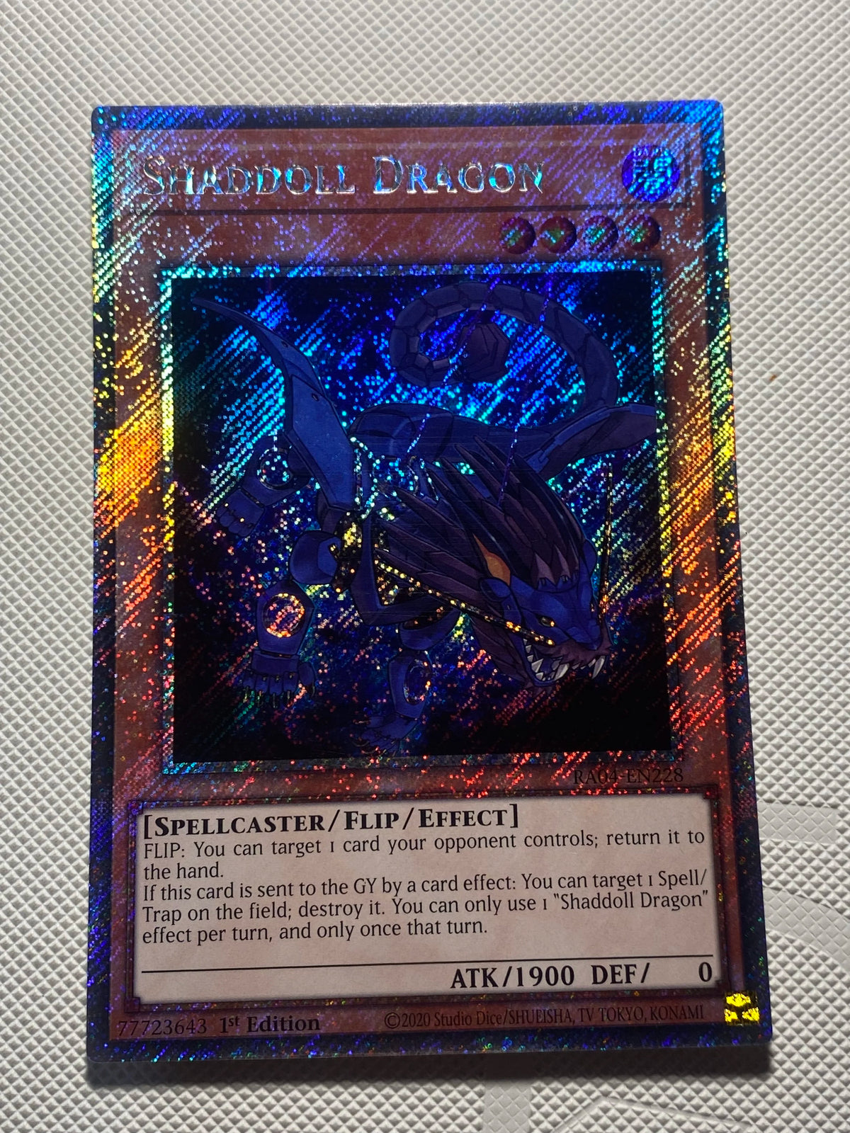SHADDOLL DRAGON Platinum Secret Rare