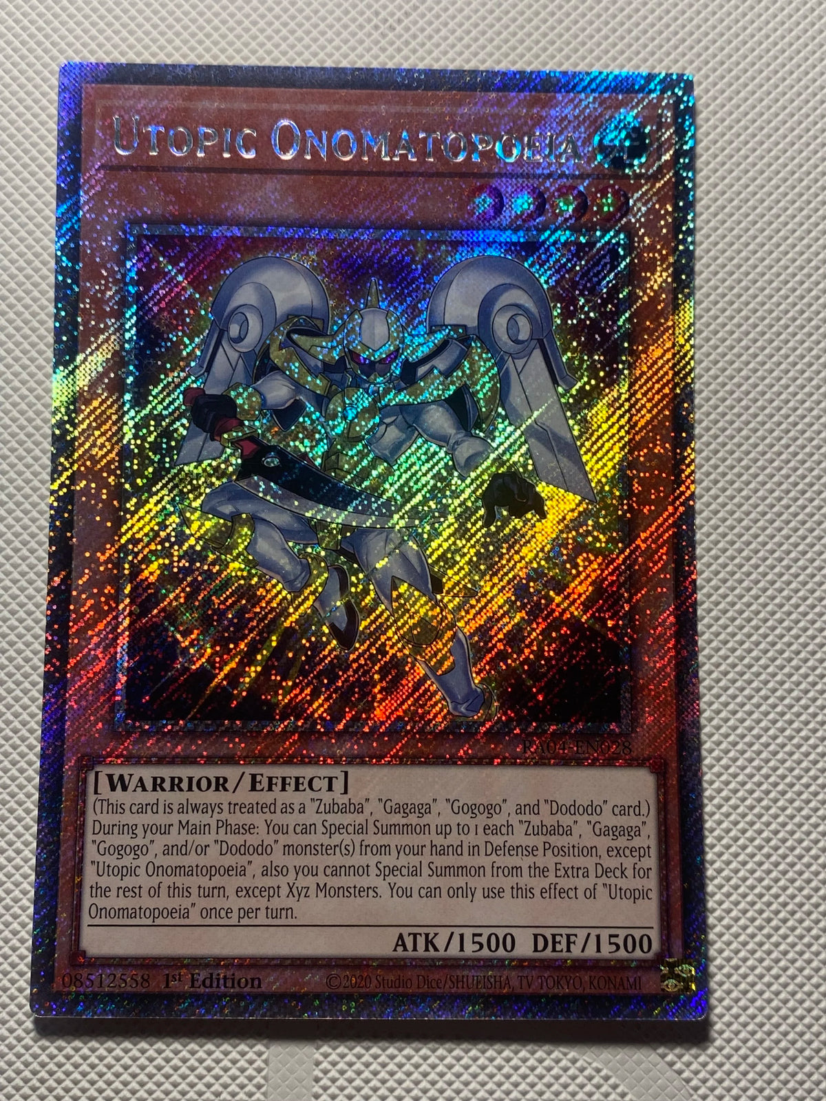 UTOPIC ONOMATOPEIA Platinum Secret Rare