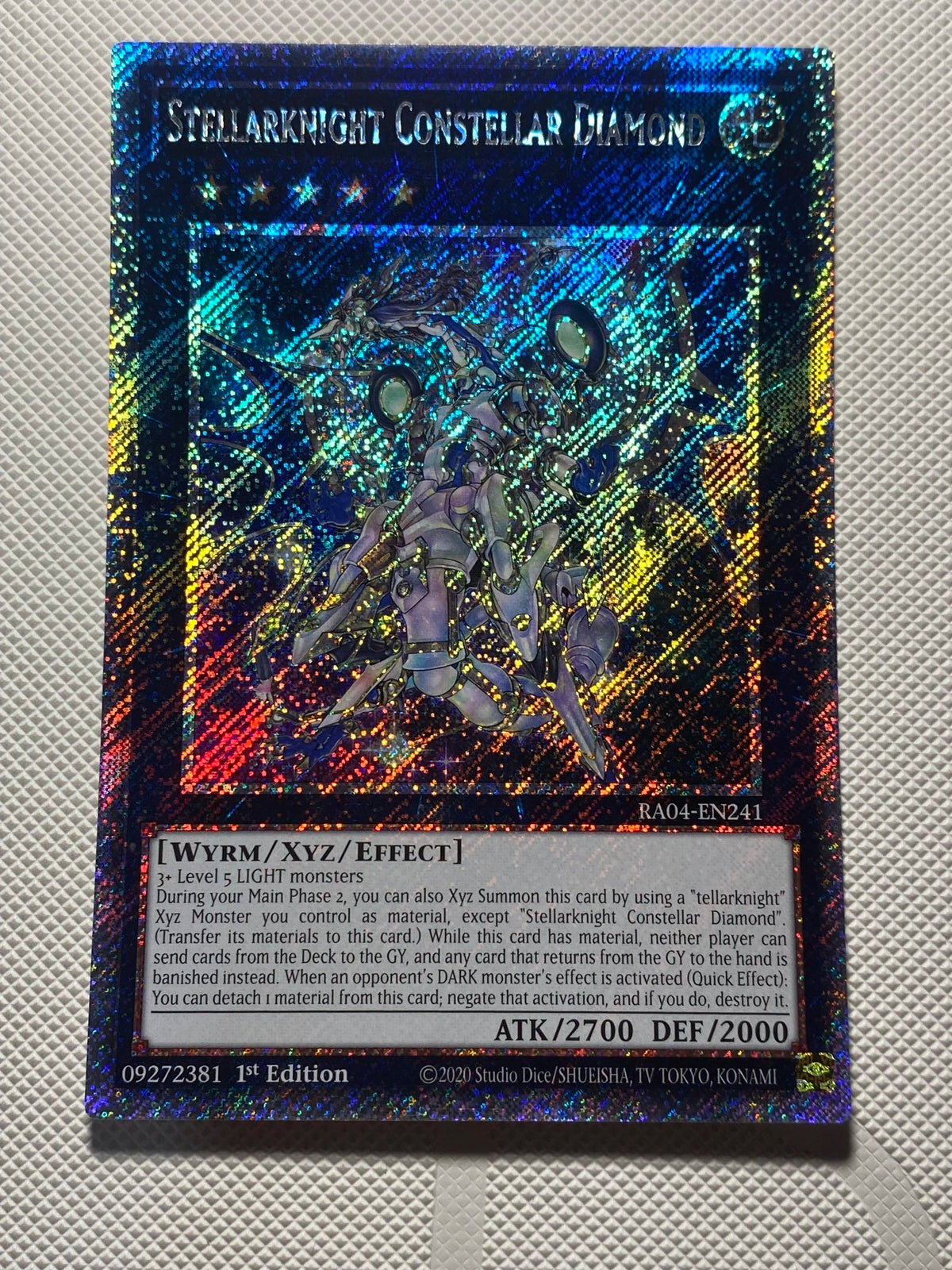 STELLARKNIGHT CONSTELLAR DIAMOND Platinum Secret Rare