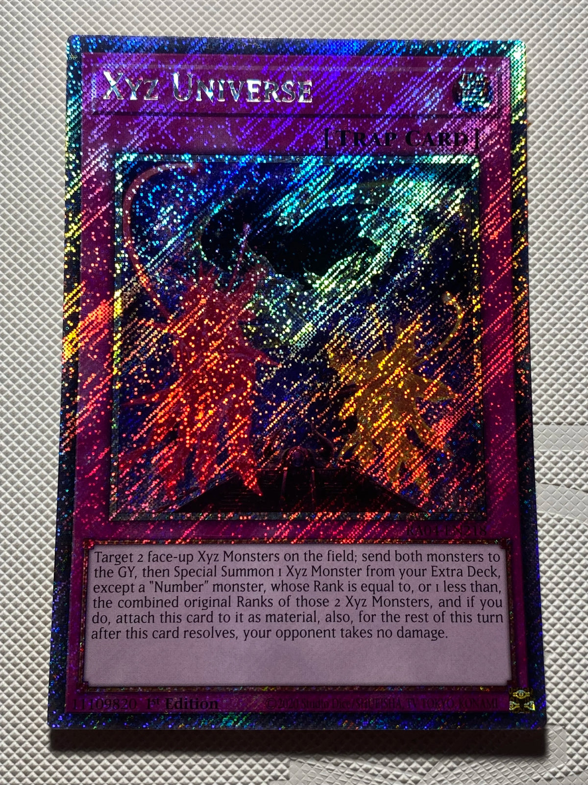 XYZ UNIVERSE Platinum Secret Rare