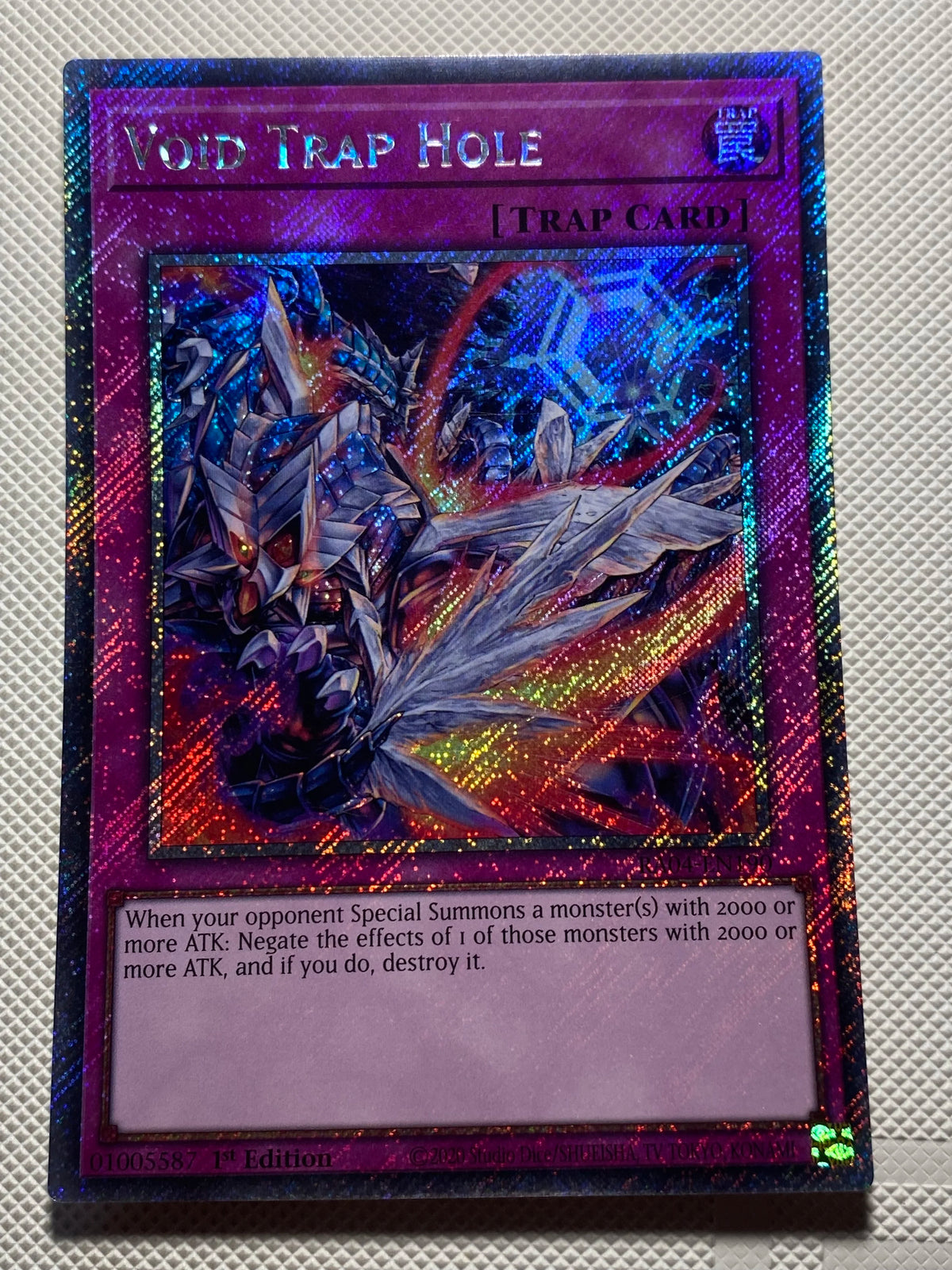 VOID TRAP HOLE Platinum Secret Rare