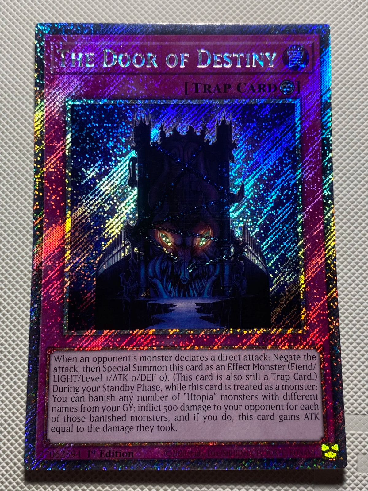 THE DOOR OF DESTINY Platinum Secret Rare