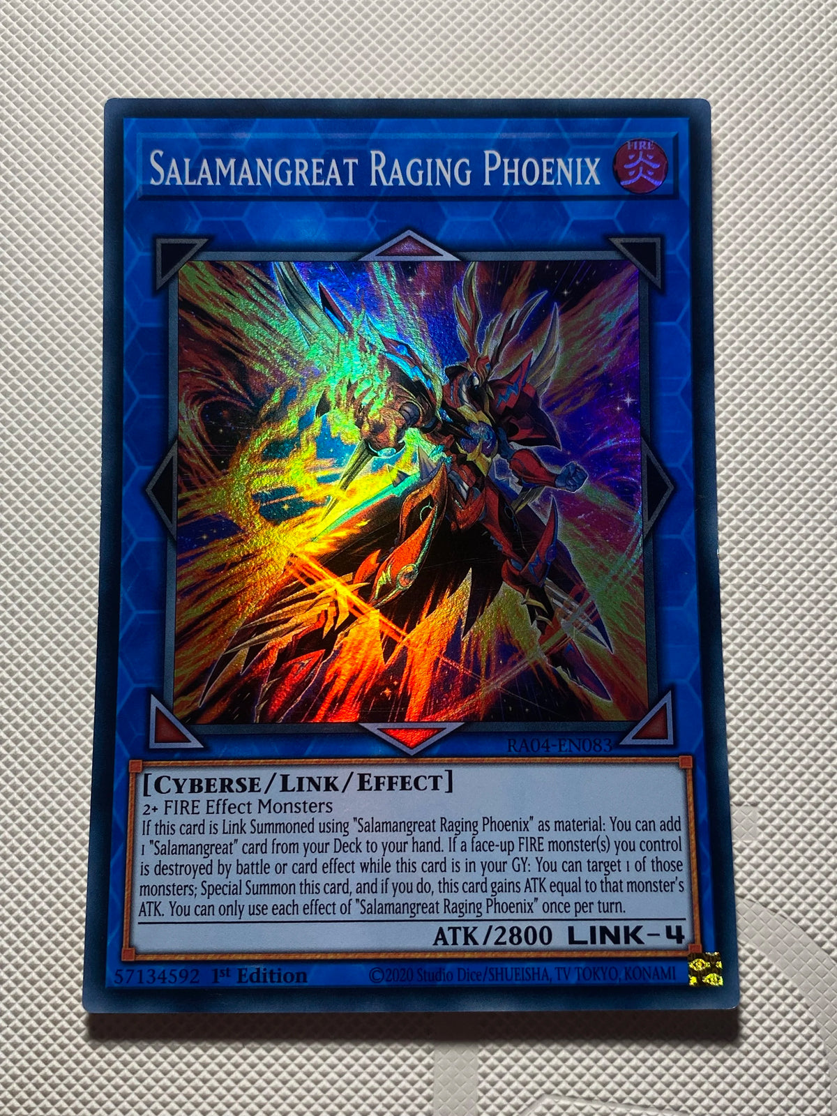SALAMGREAT RAGING PHOENIX Super Rare