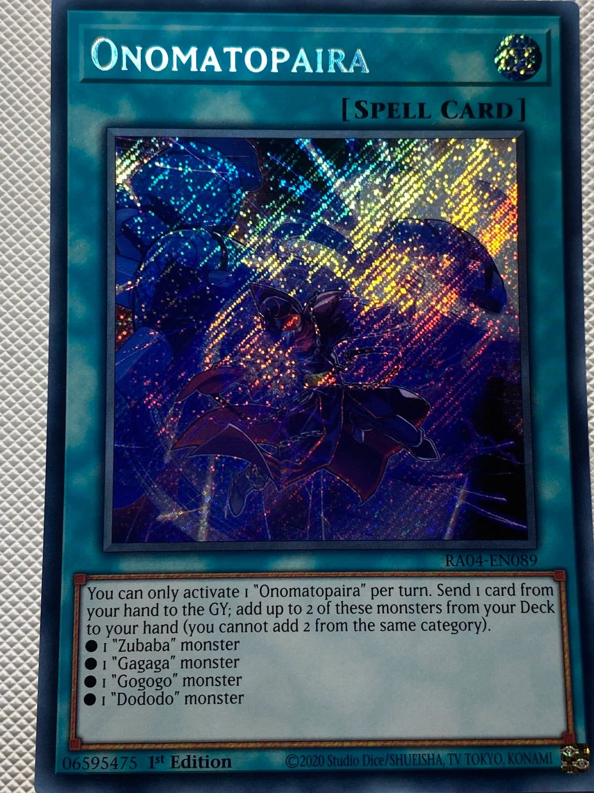 ONOMATOPAIRA Secret Rare