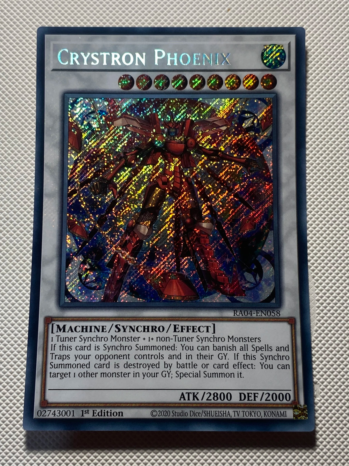 CRYSTRON PHOENIX Secret Rare