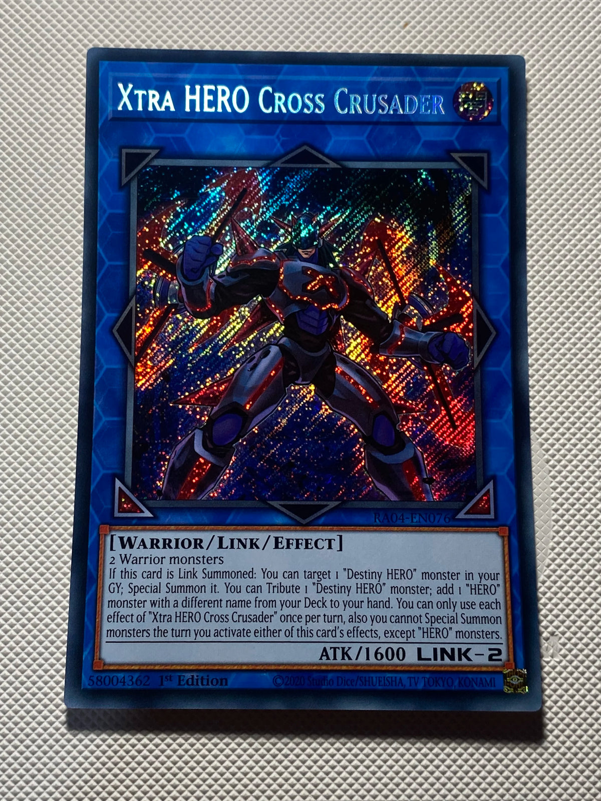 XTRA HERO CROSS CRUSADER Secret Rare