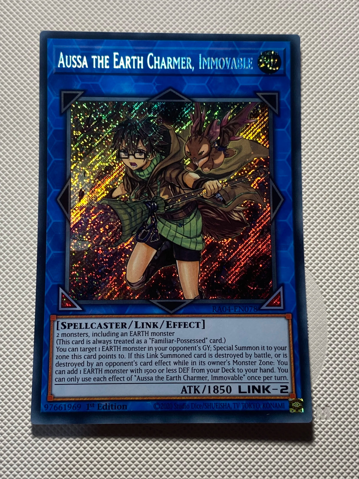 AUSSA THE EARTH CHARMER, IMMOVABLE Secret Rare