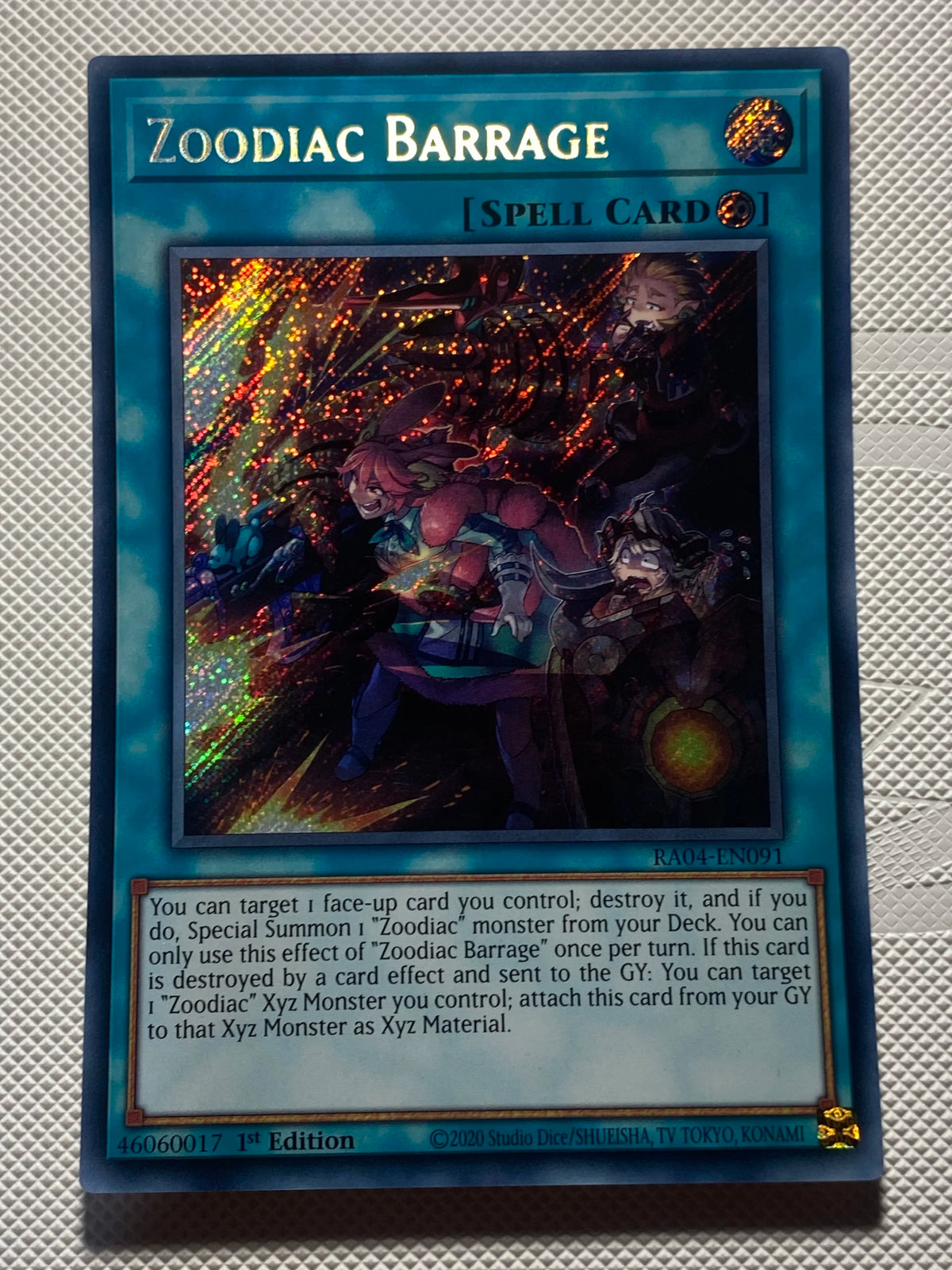 ZOODIAC BARRAGE Secret Rare