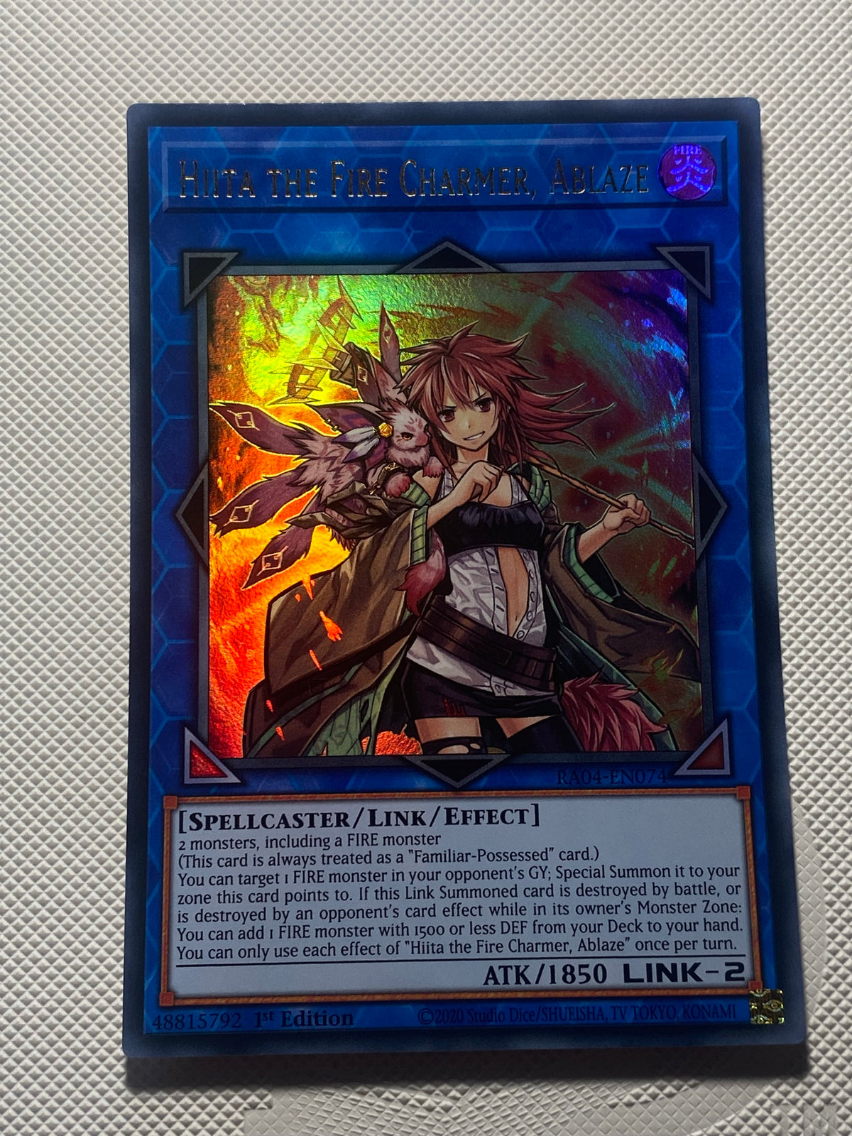 HIITA THE FIRE CHARMER, ABLAZE Ultra Rare