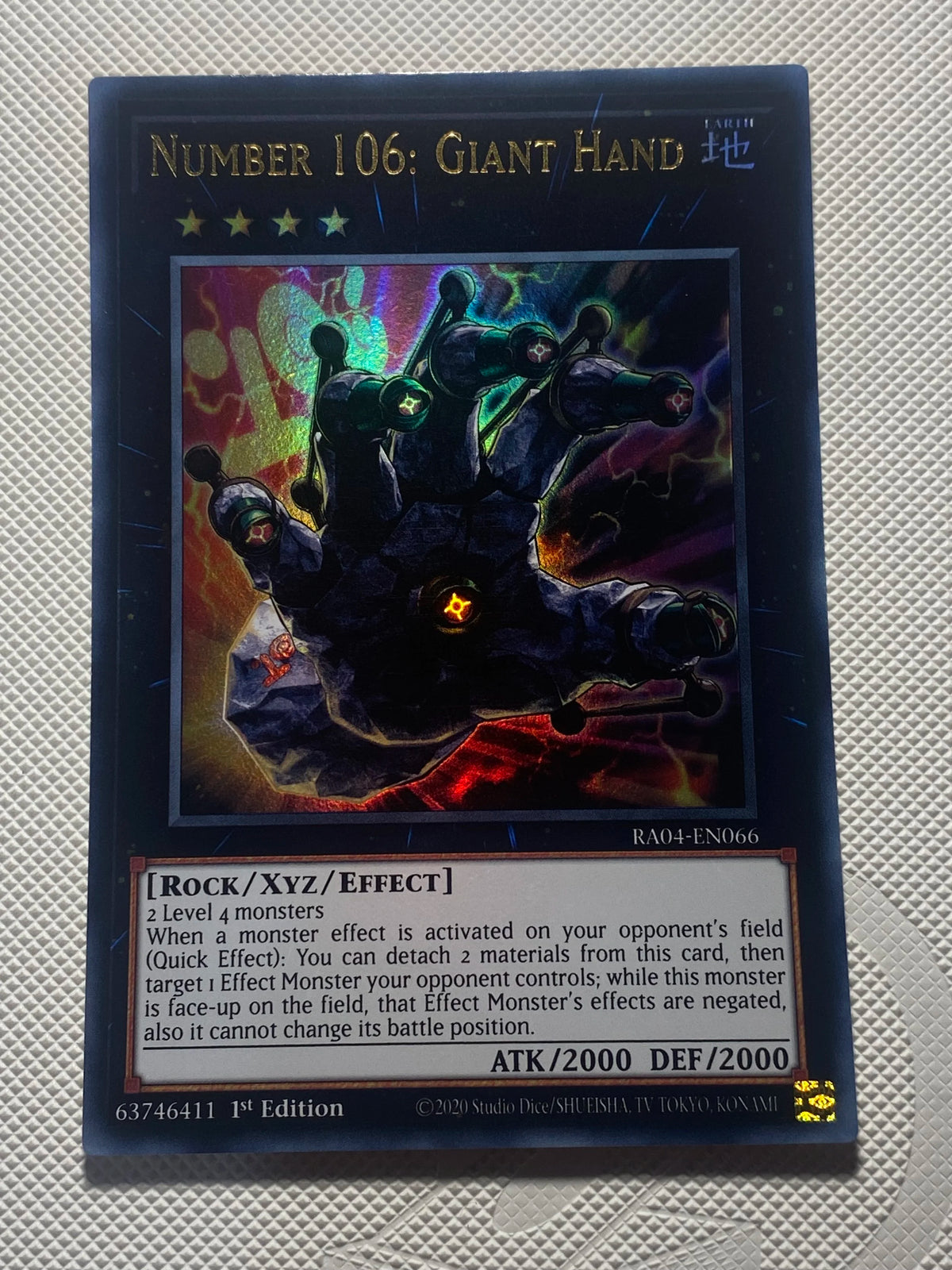 NUMBER 106: GIANT HAND Ultra Rare