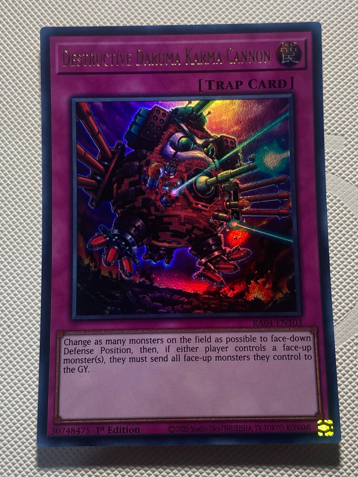 DESTRUCTIVE DARUMA KARMA CANNON Ultra Rare