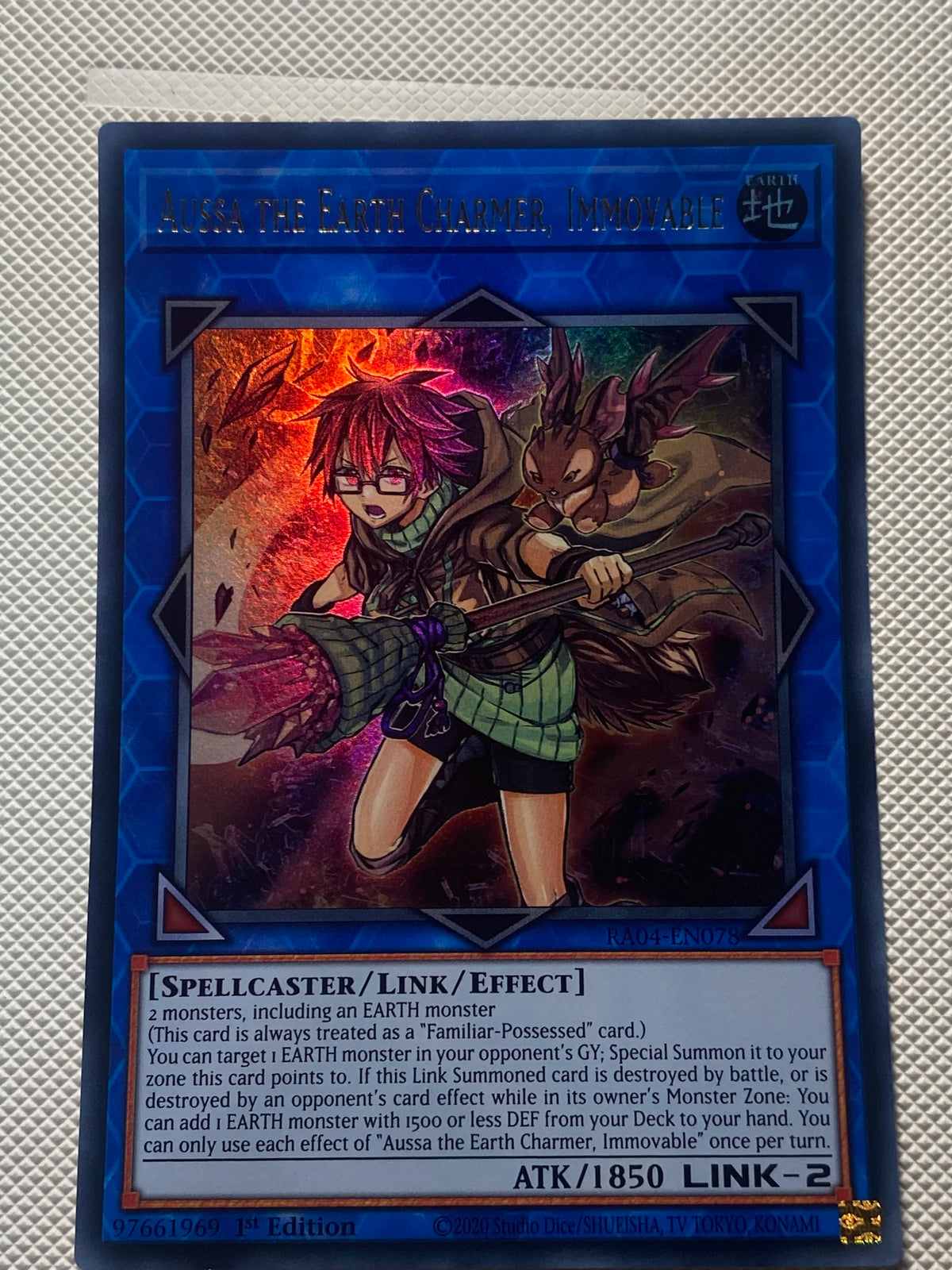 AUSSA THE EARTH CHARMER, IMMOVABLE Ultra Rare