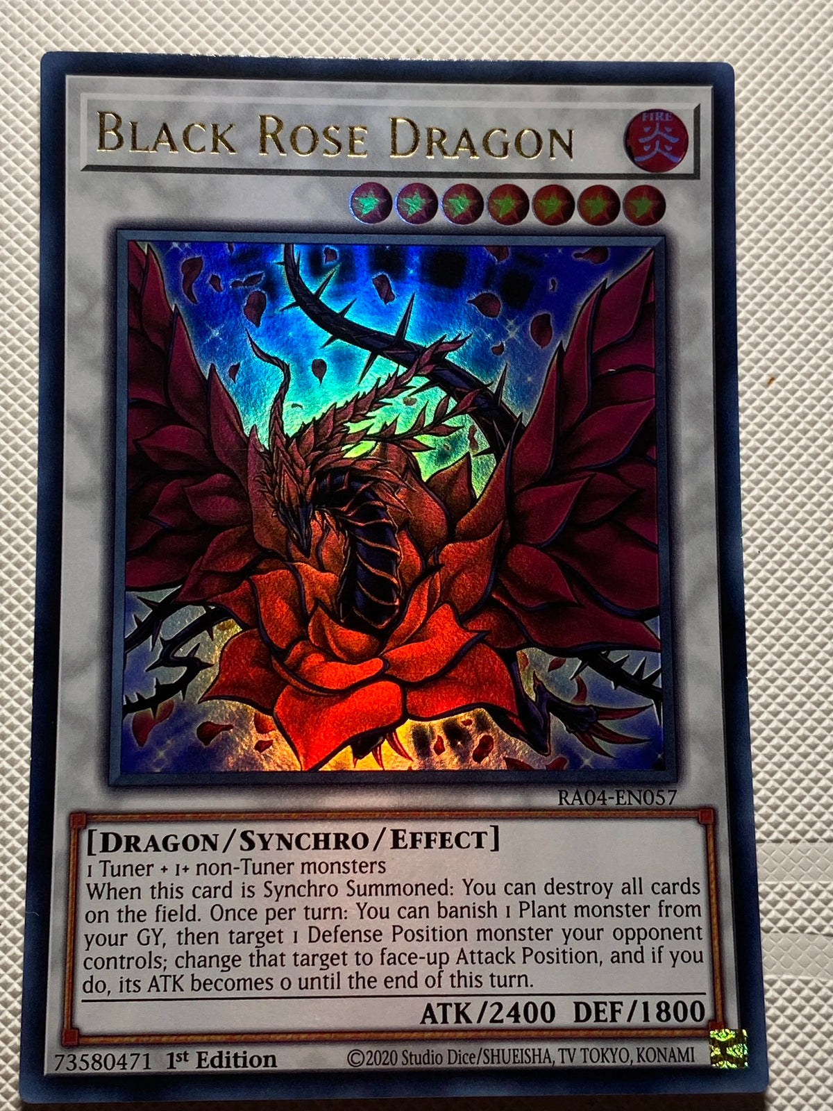 BLACK ROSE DRAGON Ultra Rare