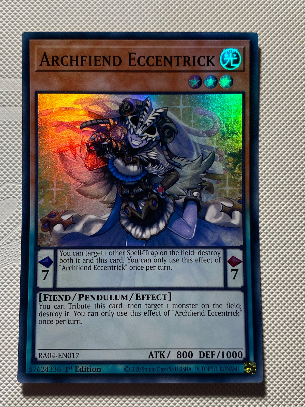 ARCHFIEND ECCENTRICK Super Rare