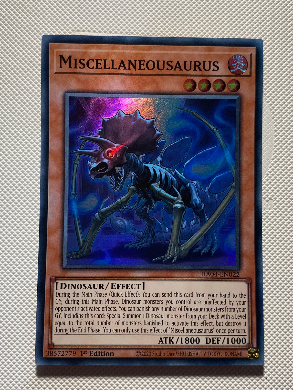 MISCELLANEOUSAURUS Super Rare