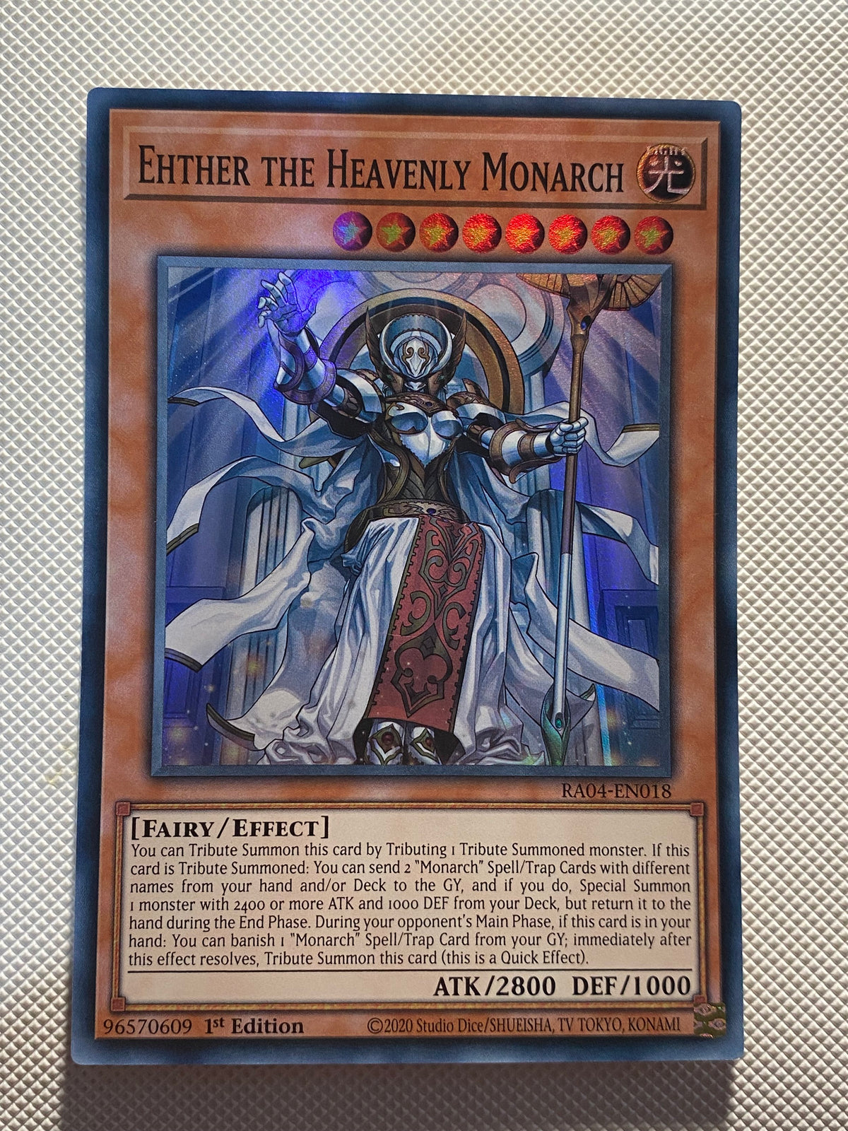 EHTHER THE HEAVENLY MONARCH Super Rare