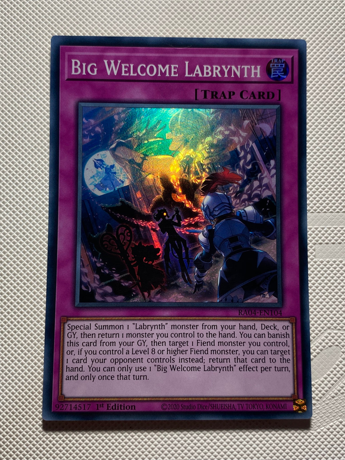 BIG WELCOME LABRYNTH Super Rare