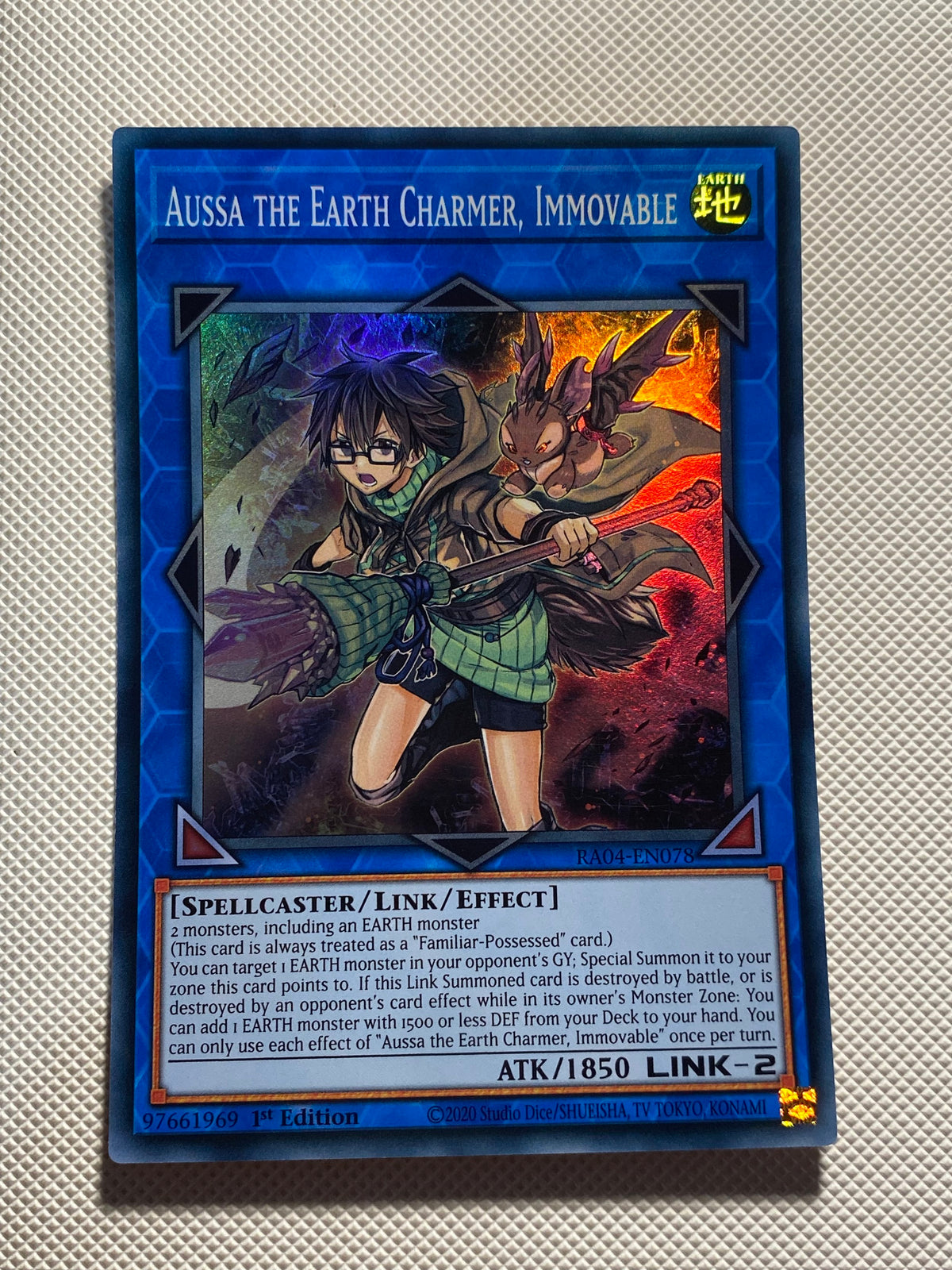 AUSSA THE EARTH CHARMER, IMMOVABLE Super Rare