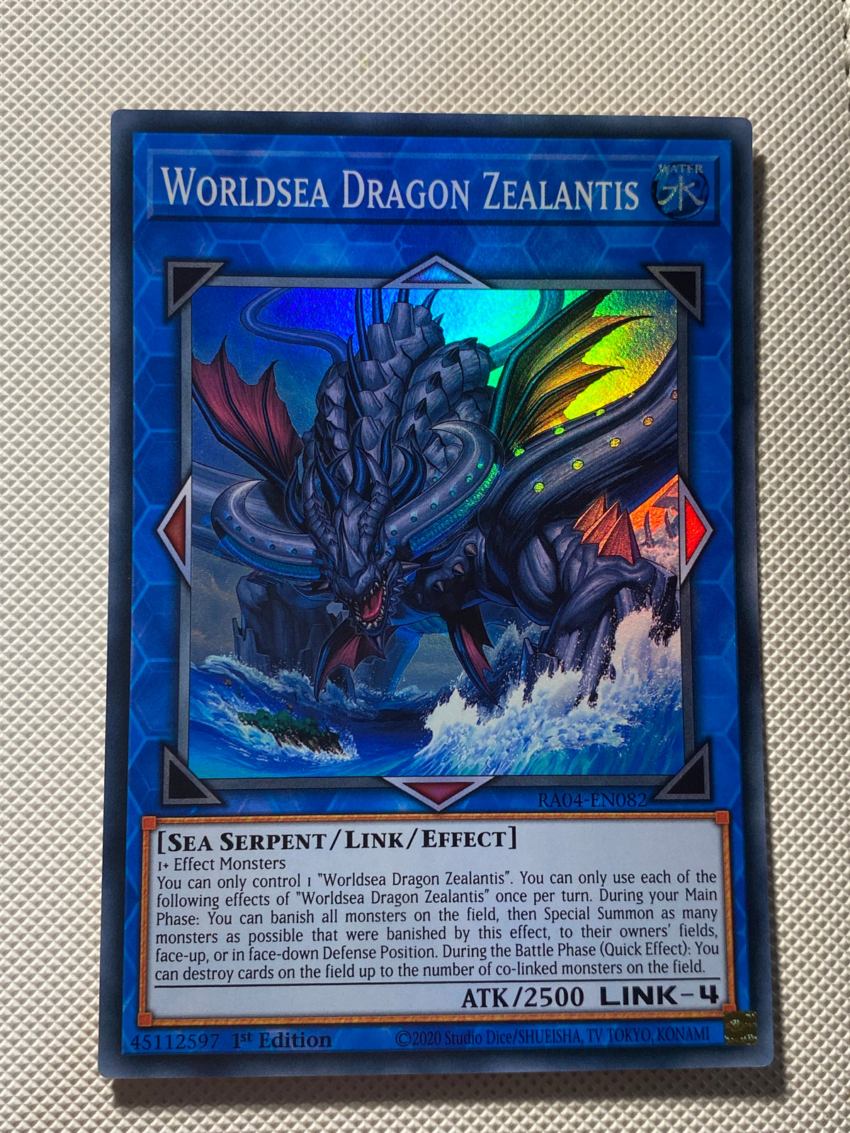 WORLDSEA DRAGON ZEALANTIS Super Rare