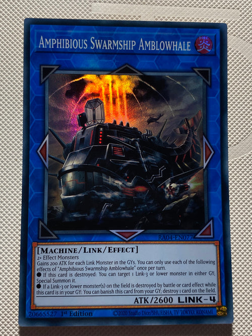 AMPHIBIOUS SWARMSHIP AMBLOWHALE Super Rare